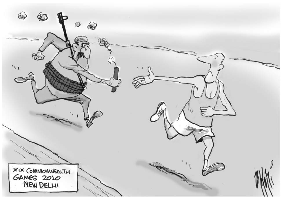 Commonwealth Games Terrorism bw