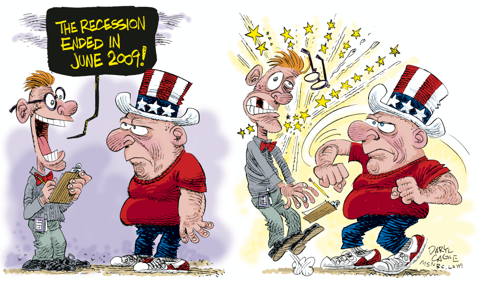  THE RECESSION ENDED LAST YEAR by Daryl Cagle