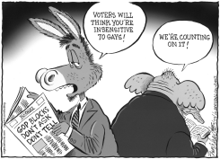DONT ASK DONT TELL by Bob Englehart