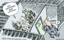 DONT ASK  by Mike Keefe