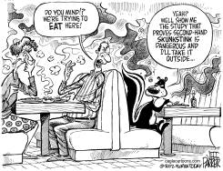 SMOKERS VS SKUNKS by Jeff Parker
