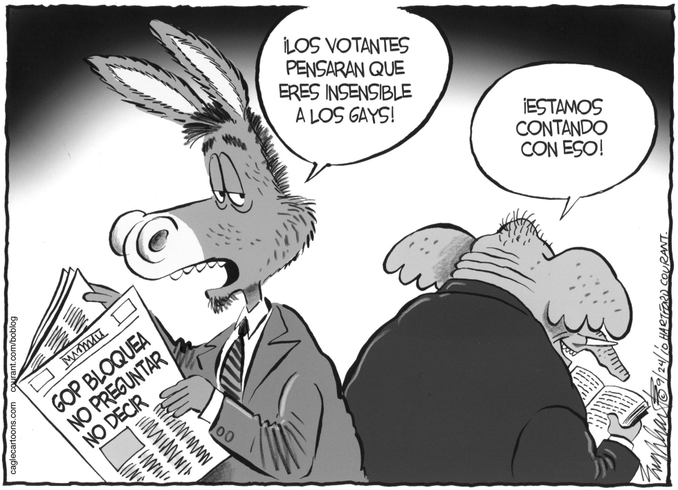  NO PREGUNTAR NO DECIR by Bob Englehart