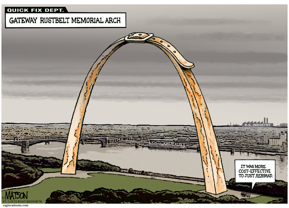 St Louis Arch Is Rusting-COLOR