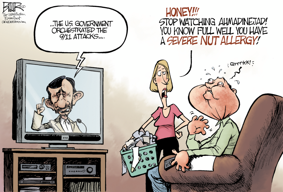  AHMADINUTJOB by Nate Beeler