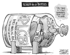 LOCAL PA  LCB SCHLEP IN A BOTTLE BW by John Cole
