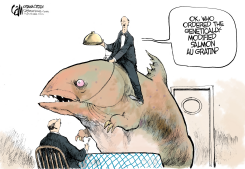 GENETICALLY MODIFIED SALMON  by Cam Cardow