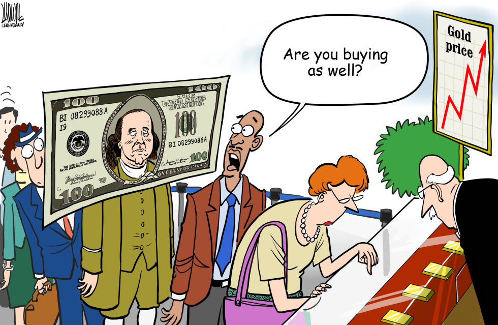 Gold price rises
