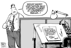 COLBERT AT CONGRESS by Nate Beeler