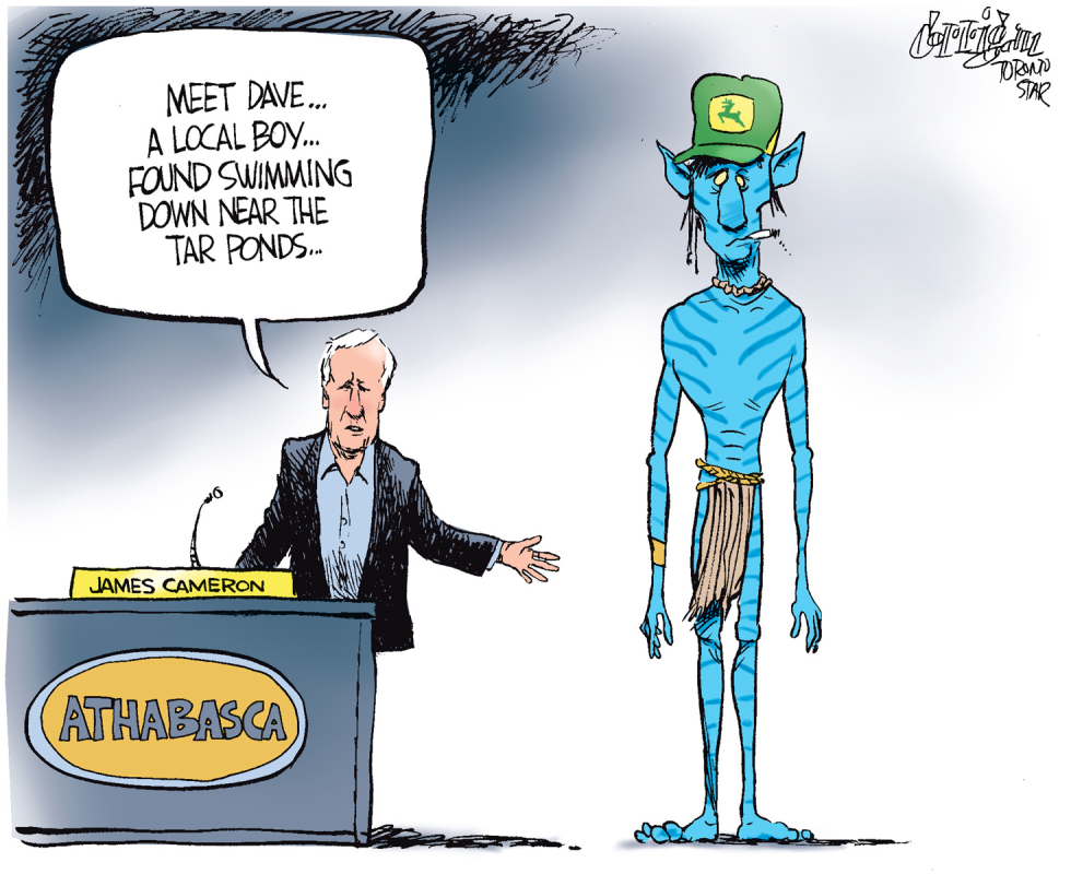 Canada - James Cameron at Athabasca Tar Sands