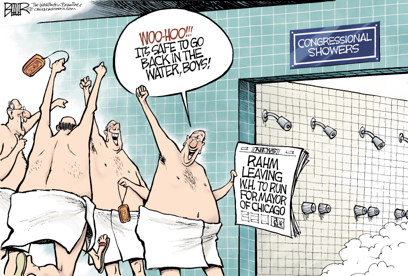 Rahm Emanuel Leaves Washington COLOR