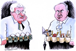 ISRAEL-PALESTINIAN BELTS - by Christo Komarnitski