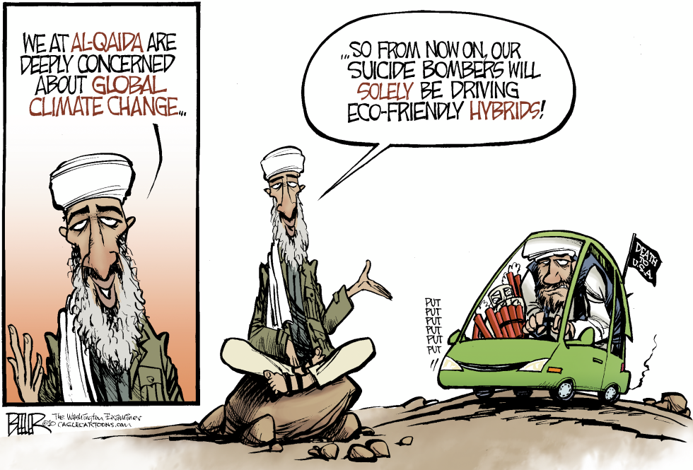 Osama Goes Green COLOR