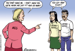 CALIF - MEG AND LATINOS by Steve Greenberg