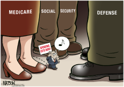 REPUBLICANS IGNORE BIGGEST SPENDING CUTS by R.J. Matson