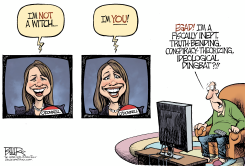 NOT A WITCH  by Nate Beeler