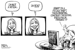 NOT A WITCH by Nate Beeler