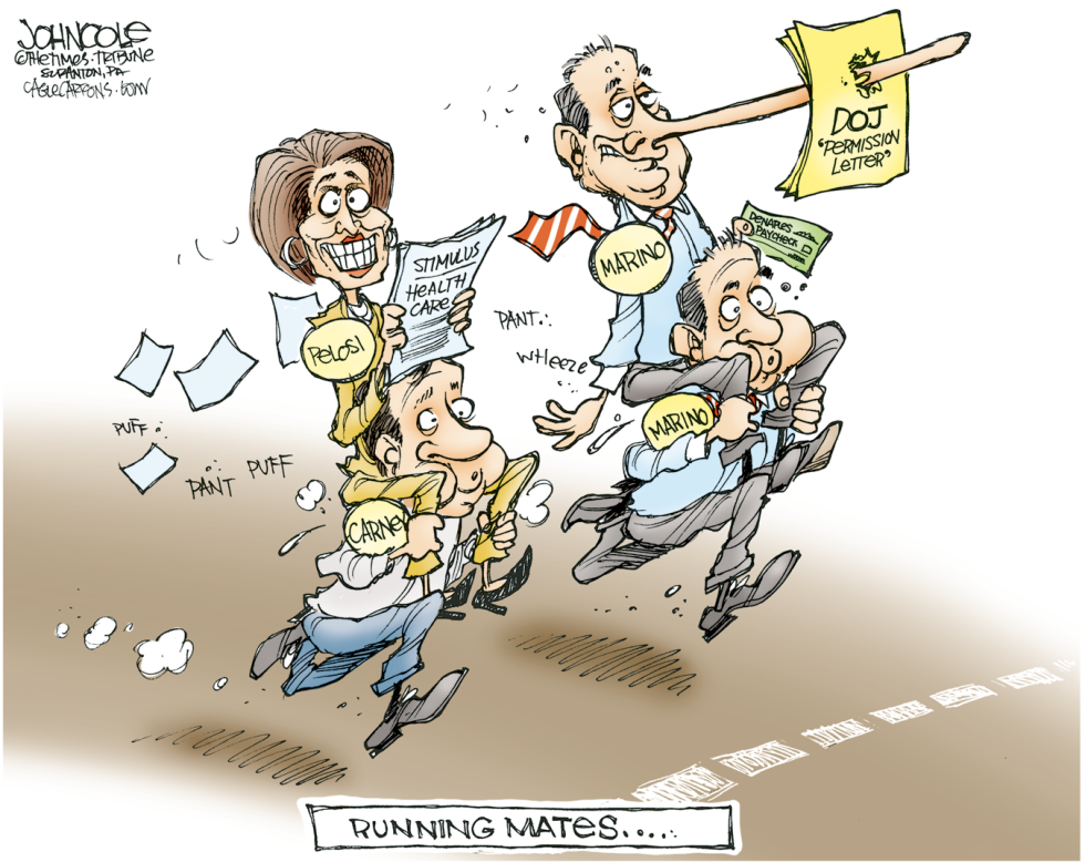 LOCAL PA -- Marino and Carney running mates COLOR