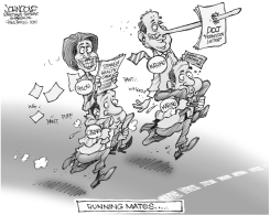 LOCAL PA  MARINO AND CARNEY RUNNING MATES BW by John Cole