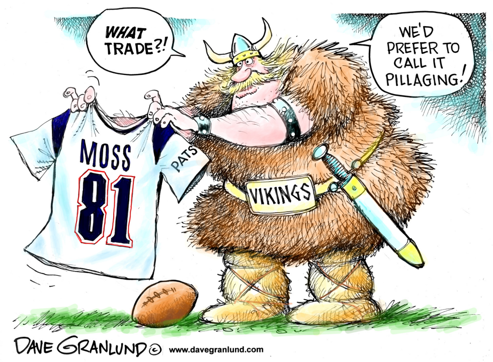 Patriots trade Moss to Vikings