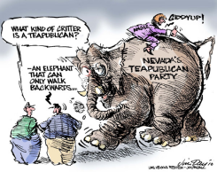 SHARRON ANGLE AND TEAPUBLICANS by Jim Day