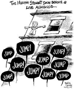 MARTHA STEWART JUMP by Daryl Cagle