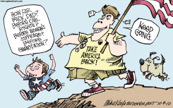 TAKE AMERICA BACK  by Mike Keefe