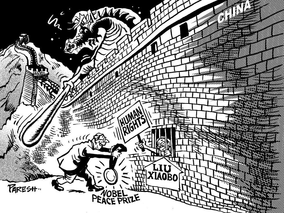 Nobel peace prize for Liu