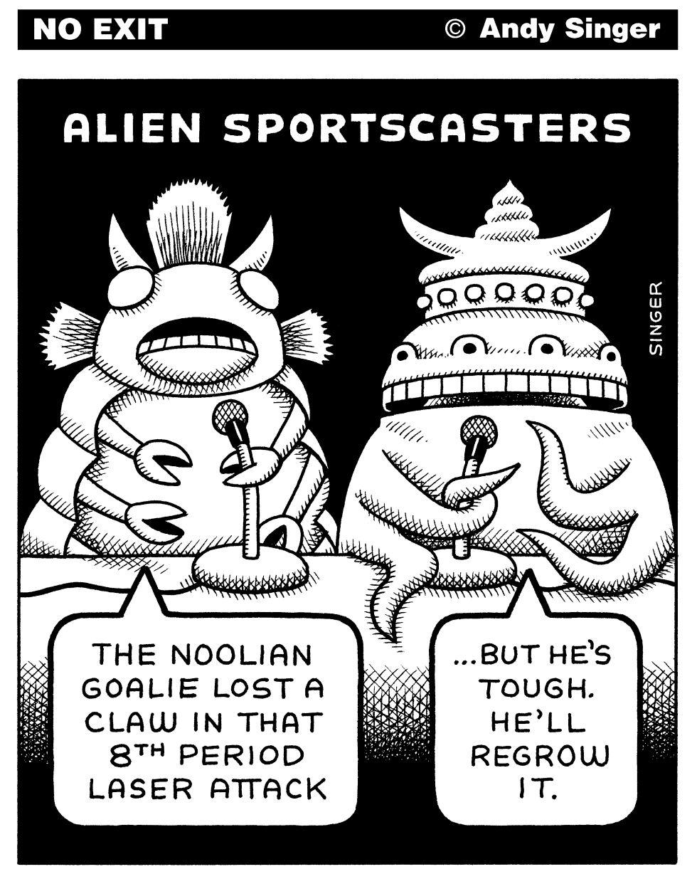 Alien Sportscasters