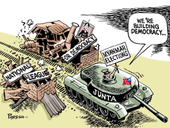 MYANMAR ELECTIONS  by Paresh Nath