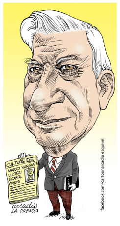 MARIO VARGAS LLOSA /  by Arcadio Esquivel