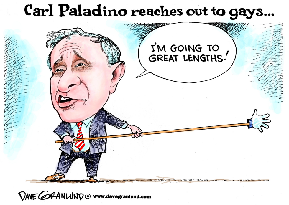  CARL PALADINO AND GAYS by Dave Granlund