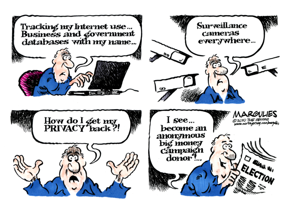 Anonymous campaign donors color