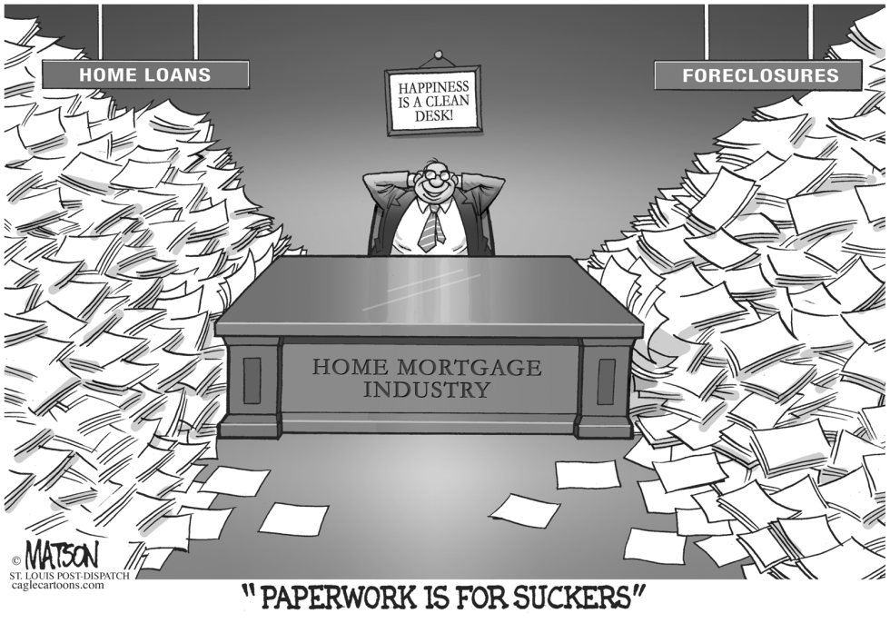 Sloppy Mortgage Foreclosure Paperwork