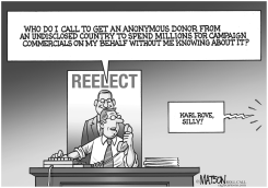 ANONYMOUS CAMPAIGN DONORS by R.J. Matson