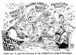 INTERNATIONAL HOUSE OF PANCAKES by Daryl Cagle
