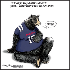 OLE MISS NEW MASCOT by J.D. Crowe