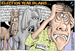 ELECTION YEAR BLAHS  by Monte Wolverton