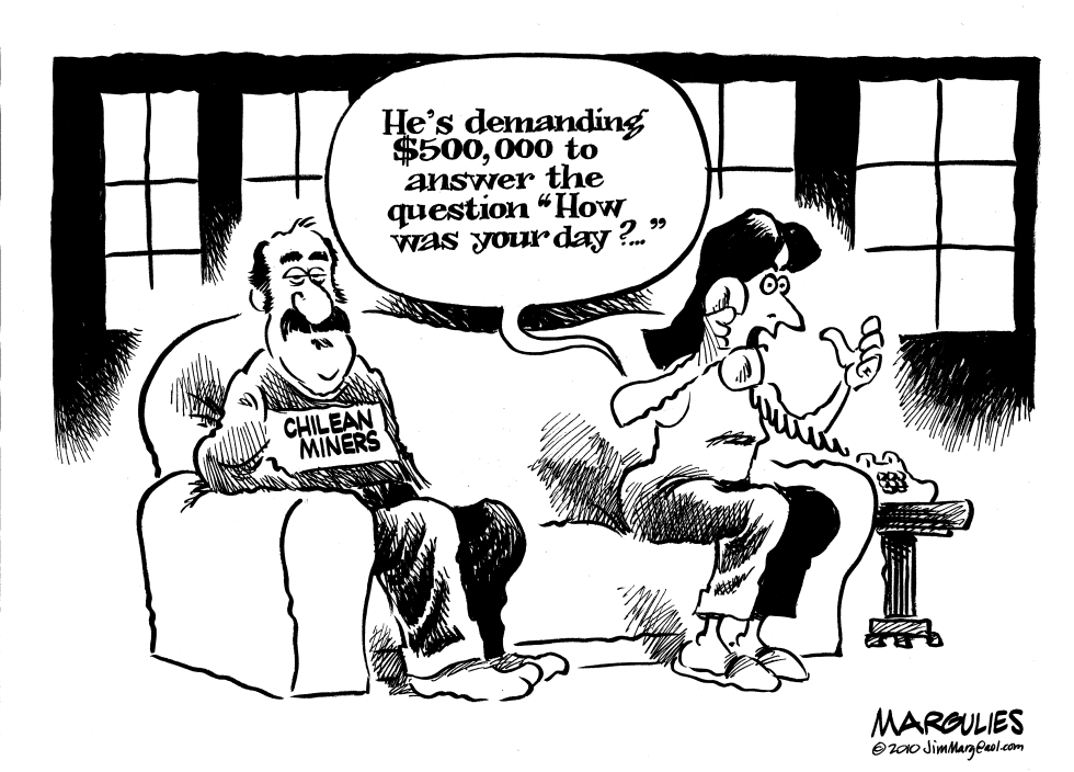 Chilean miners cash in