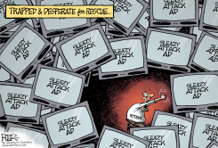 TRAPPED  by Nate Beeler