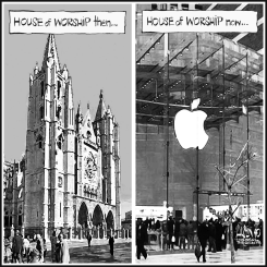 APPLE PRESS CONFERECE by Terry Mosher