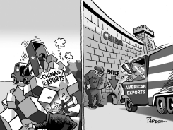 CHINA, US TRADE by Paresh Nath