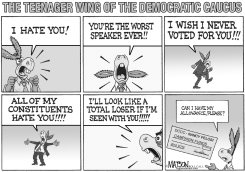 TEENAGER DEMOCRATS HATE PELOSI by R.J. Matson
