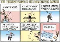 TEENAGER DEMOCRATS HATE PELOSI by R.J. Matson