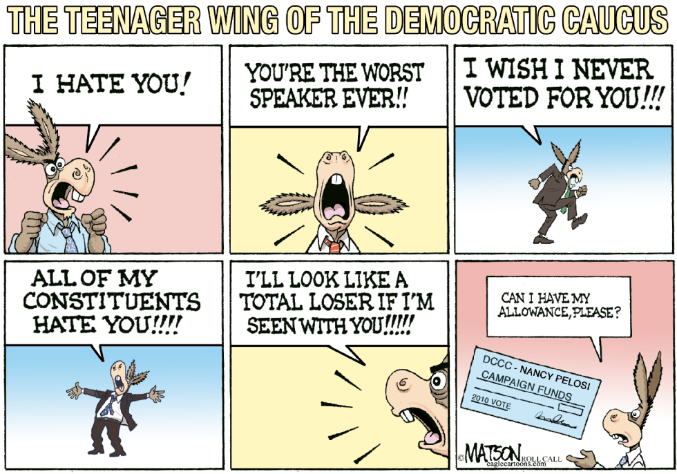 Teenager Democrats Hate Pelosi-COLOR