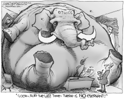 LOCAL PA  TOM MARINO AND THE ELEPHANT BW by John Cole