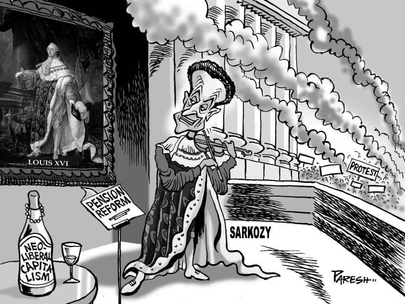 Sarkozy and protests