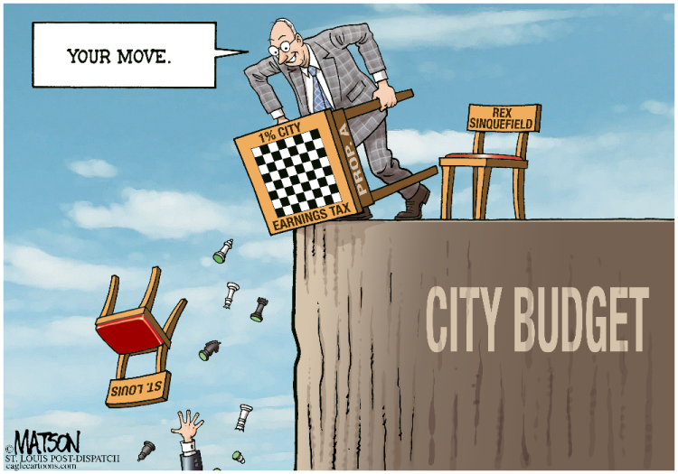 Municipal Budget Cartoons