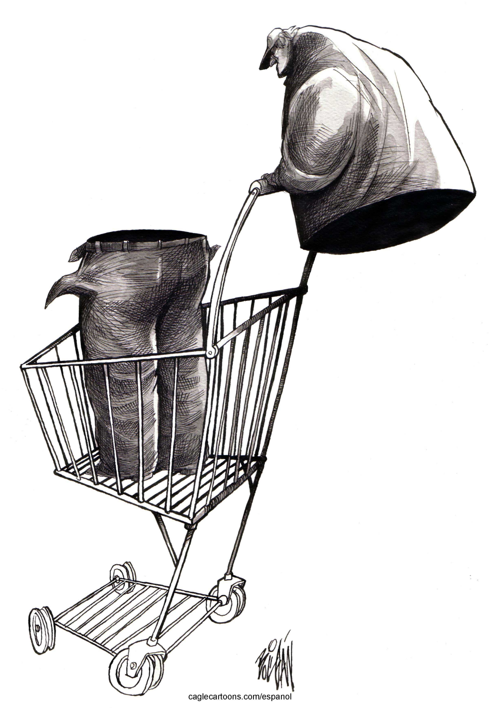  BASIC SHOPPING by Angel Boligan