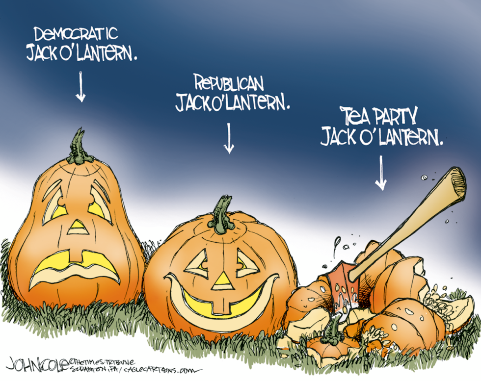Tea Party pumpkin COLOR