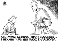 ARCHBISHOP WUERL, B/W by Randy Bish